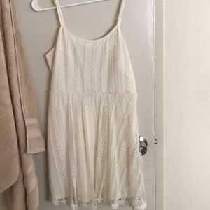 Lace white dress